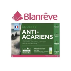 BLANREVE Couette Chaude 400gm2 Anti-Acariens 220x240 Cm Blanc -TODAY || DODO || Vision Soldes Boutique blanreve couette chaude 400gm2 anti acariens 220x240 cm blanc 3245841175983 735711