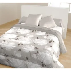CALINE Couette Chaude Imprimée Gersende 220x240 Cm Beige