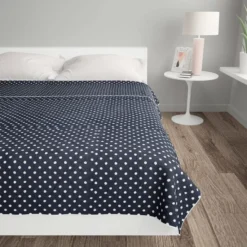 Courtepointe Bleu Foncé 220x240 Cm Tissu Matelassé à Ultrasons 2 -TODAY || DODO || Vision Soldes Boutique courtepointe bleu fonce 220x240 cm tissu matelasse a ultrasons 8719883686578 587448