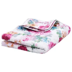 Courtepointe Multicolore 220x240 Cm Tissu Matelassé à Ultrasons