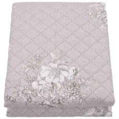 Courtepointe Taupe 220x240 Cm Tissu Matelassé à Ultrasons -TODAY || DODO || Vision Soldes Boutique courtepointe taupe 220x240 cm tissu matelasse a ultrasons 8719883686721 587511