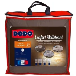 TODAY || DODO || Vision Soldes Boutique -TODAY || DODO || Vision Soldes Boutique dodo couette confort molletonne 220 x 240 cm chocolat et rose 3307410002462 426043