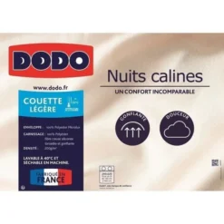DODO Couette Légere 220x240 - 100% Polyester Microlux - NUITS CALINES -TODAY || DODO || Vision Soldes Boutique dodo couette legere 220x240 100 polyester microlux nuits calines 3307419513808 735705