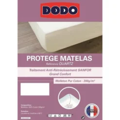 DODO Protege Matelas QUARTZ 180x200cm Forme Housse