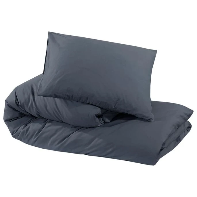 Ensemble De Housse De Couette Anthracite 220x240 Cm Microfibre 6 Ensemble De Housse De Couette Anthracite 220x240 Cm Microfibre – Image 6