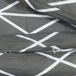 Ensemble De Housse De Couette Gris 140x200 Cm Coton -TODAY || DODO || Vision Soldes Boutique ensemble de housse de couette gris 140x200 cm coton 3666722873840 1472606