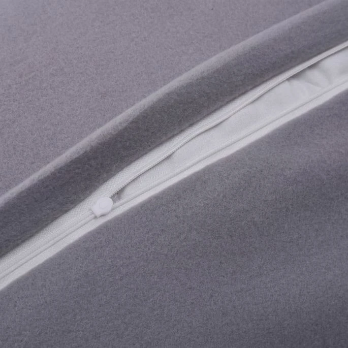 Ensemble De Literie 5 Pcs Molleton Gris 200x220/60x70 Cm 2 Ensemble De Literie 5 Pcs Molleton Gris 200x220/60x70 Cm – Image 2