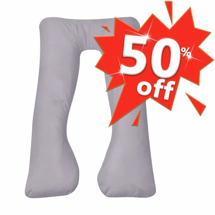 Housse De Coussin De Grossesse En Forme De U 90x145 Cm 1 Housse De Coussin De Grossesse En Forme De U 90x145 Cm