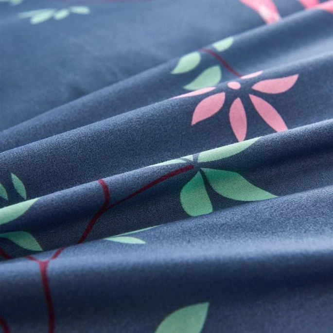 Jeu De Housse De Couette Flamant Bleu/rose 135x200/80x80 Cm 2 Jeu De Housse De Couette Flamant Bleu/rose 135x200/80x80 Cm – Image 2