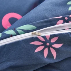 Jeu De Housse De Couette Flamant Bleu/rose 135x200/80x80 Cm 5 Jeu De Housse De Couette Flamant Bleu/rose 135x200/80x80 Cm -TODAY || DODO || Vision Soldes Boutique jeu de housse de couette flamant bleu rose 135x200 80x80 cm 8718475608844 1269239