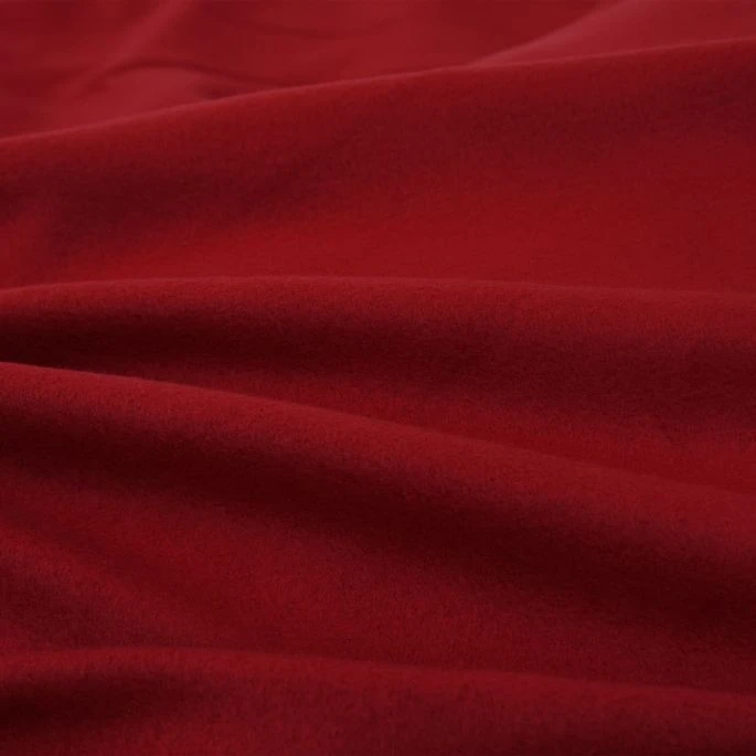 Jeu De Housse De Couette Molleton Bordeaux 200x220/60x70 Cm 3 Jeu De Housse De Couette Molleton Bordeaux 200x220/60x70 Cm – Image 3