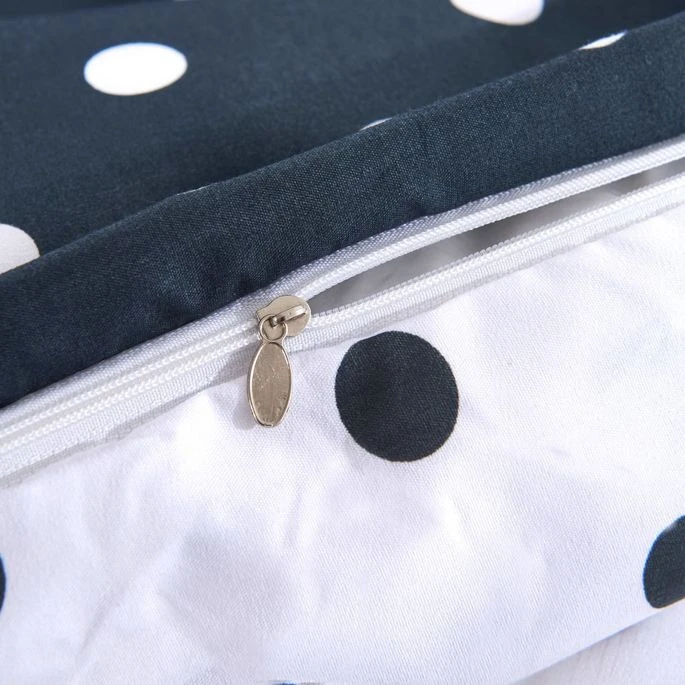 Jeu De Housse De Couette Motif à Pois 140x220/60x70 Cm 3 Jeu De Housse De Couette Motif à Pois 140x220/60x70 Cm – Image 3