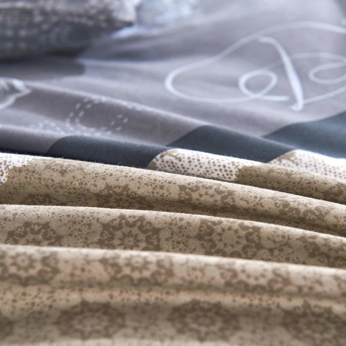 Jeu De Housse De Couette Motif Floral 155x200/80x80 Cm 2 2 Jeu De Housse De Couette Motif Floral 155x200/80x80 Cm 2 – Image 2