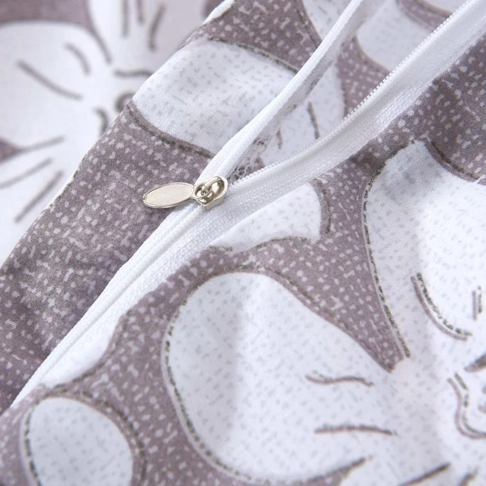 Jeu De Housse De Couette Motif Floral 155x220/80x80 Cm 3 Jeu De Housse De Couette Motif Floral 155x220/80x80 Cm – Image 3