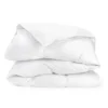 LOVELY HOME Couette Naturelle Percale 70% Duvet 30% Plumes D'Oie 240x260cm