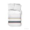 TODAY Parure De Lit 2 Personnes 220X240 Coton Imprime Blanc Graphique SUNSHINE 2