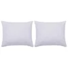 Protège-oreillers 2 Pcs 60x70 Cm Blanc