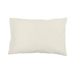 SOLEIL D'OCRE Lot De 2 Taies D'oreiller 100% Coton 50x75 Cm Ecru