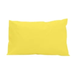 SOLEIL D'OCRE Lot De 2 Taies D'oreiller 100% Coton 50x75 Cm Jaune