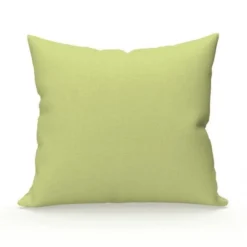 SOLEIL D'OCRE Lot De 2 Taies D'oreiller 65x65 Cm En Coton Uni 57 Fils - Vert