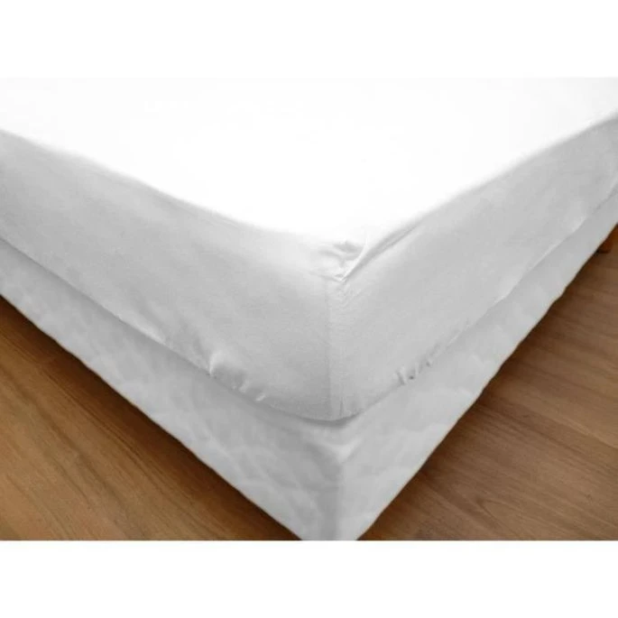 SOLEIL D'OCRE Protege Matelas Bouclette 90x190 Cm Blanc 1 SOLEIL D'OCRE Protege Matelas Bouclette 90x190 Cm Blanc
