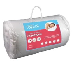 Sur-matelas 180x200 - Fibre Creuse Siliconnée 500 Gr/m² - Fabrication Française - TOPIOL By DODO