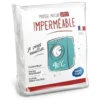 SWEET NIGHT Protege Matelas Imperméable - 140 X 190/200 Cm - Blanc