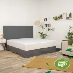 SWEET NIGHT Protege Matelas Imperméable Anti-acariens Traitement Végétal Greenfirst - 180 X 200 Cm - Blanc -TODAY || DODO || Vision Soldes Boutique sweet night protege matelas impermeable anti acariens traitement vegetal greenfirst 180 x 200 cm blanc 3377720104729 759833