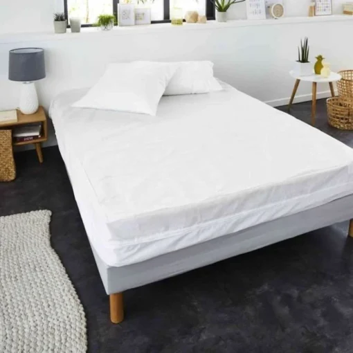 SWEETNIGHT Rénove-matelas AMANDINE 140x190 Cm - Blanc 4 SWEETNIGHT Rénove-matelas AMANDINE 140x190 Cm - Blanc -TODAY || DODO || Vision Soldes Boutique sweetnight renove matelas amandine 140x190 cm blanc 3377720102169 513979