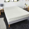 SWEETNIGHT Rénove-matelas ANDREA 90x190 / 200 Cm - Blanc