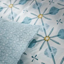 TODAY Parure De Couette Sunshine #2.60 - 100% Coton - 220 X 240 Cm - Bleu Et Blanc -TODAY || DODO || Vision Soldes Boutique today parure de couette sunshine 2 60 100 coton 220 x 240 cm bleu et blanc 3574641033163 425896