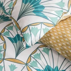 TODAY Parure De Lit SUNSHINE 5.48 - 2 Personnes - 220 X 240 Cm Coton - Imprimé Vert Floral TODAY -TODAY || DODO || Vision Soldes Boutique today parure de lit sunshine 5 48 2 personnes 220 x 240 cm coton imprime vert floral today 3574641064570 779537