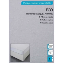 TODAY Protege Matelas / Alese Imperméable Eco 160x200cm - 100% Polyester TODAY -TODAY || DODO || Vision Soldes Boutique today protege matelas alese impermeable eco 160x200cm 100 polyester today 3574641009212 1005086